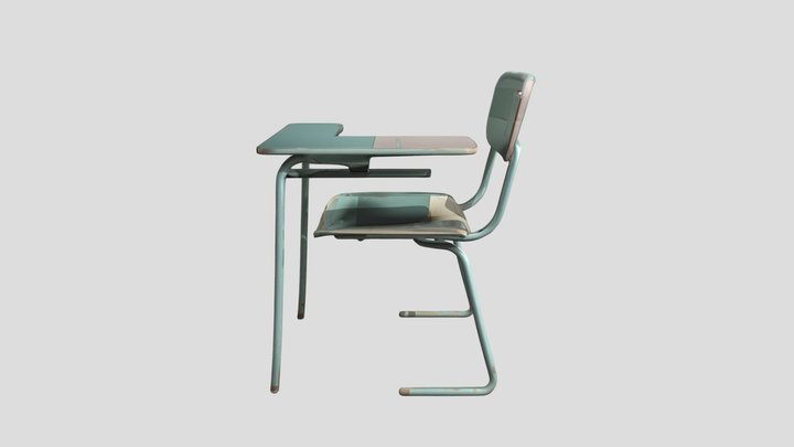 Mobiliario escolar actual. – Free 3D Model STL