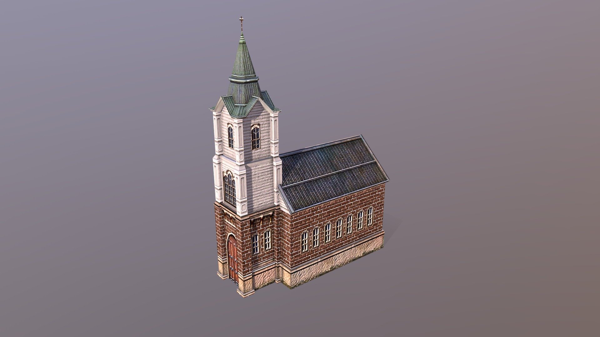 Swedish church - 3D model by Jeremy (@keremey57) [1a2765e] - Sketchfab