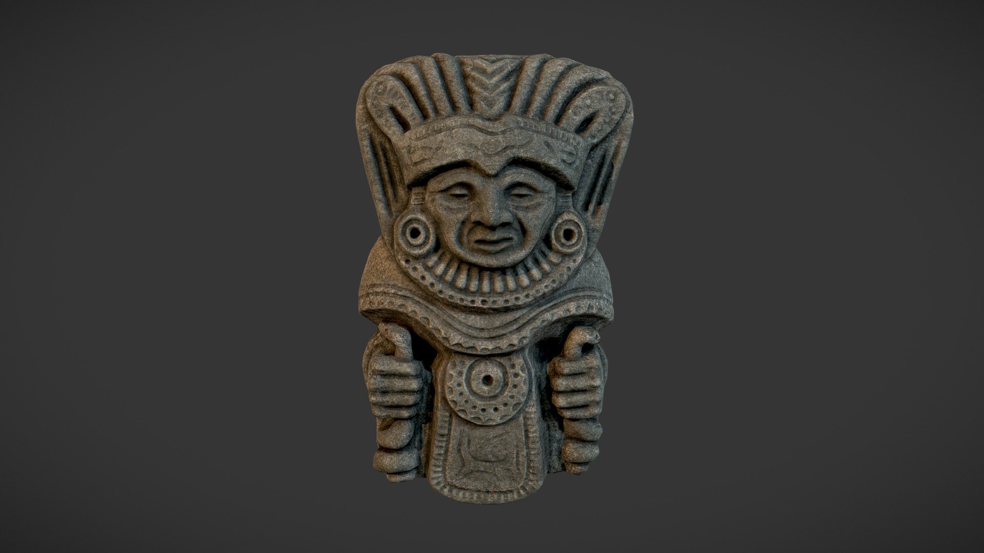 Shaman Tribal Mask - 3D model by kanistra [1a28033] - Sketchfab