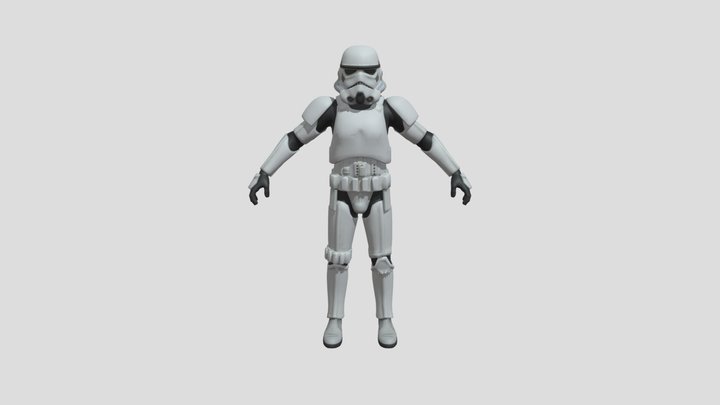 Fortnite X Star Wars (Encrypted Skin) 3D Model