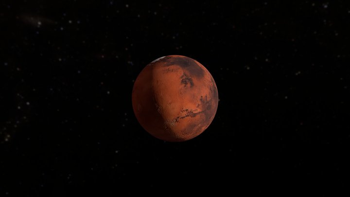 Planet Mars 3D Model
