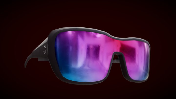Gafas LED Cyberpunk Violeta Modelo 3D $49 - .max .3ds .blend .c4d .fbx .ma  .lxo .obj - Free3D