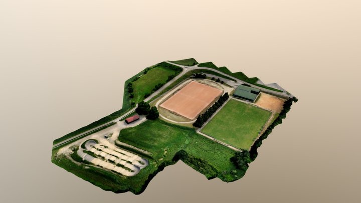 Complexe sportif 3D Model