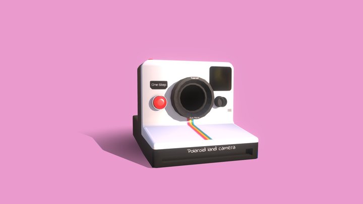 polaroid camera 3D Model