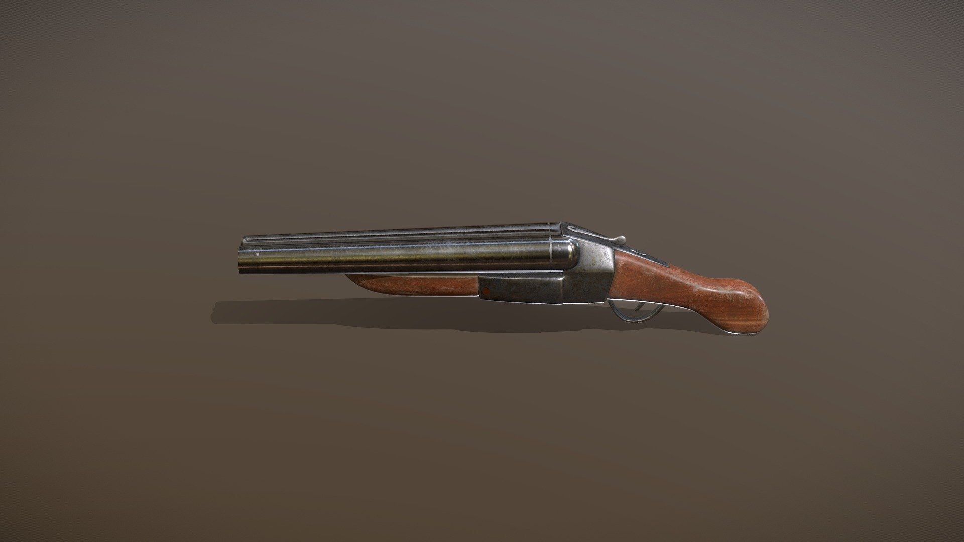 double barrel sawed off shotgun - 3D model by nikolozglonti05 [1a2cc5b ...