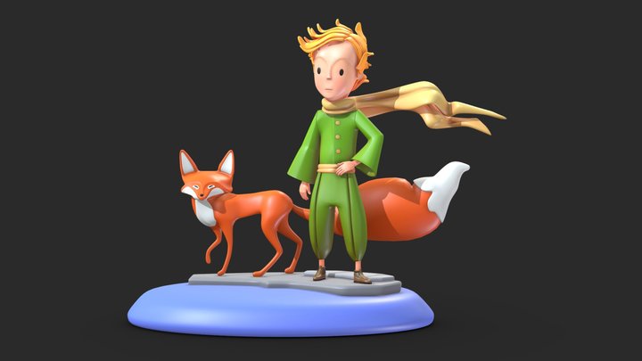 The Little Prince 3D Print 3D Model
