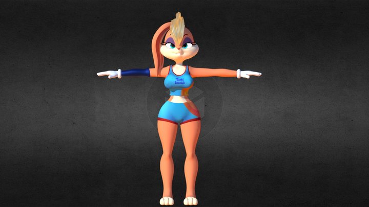 Lola The Bunny | Free 3D Model