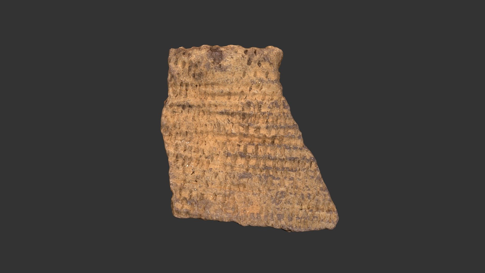 Vincent Fabric Impressed Rimsherd (619p923)
