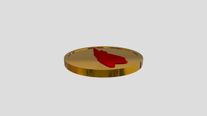 EXSP Coin 3D Model