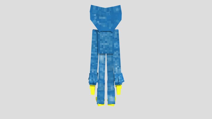 Huggy wuggy Minecraft 3D Model