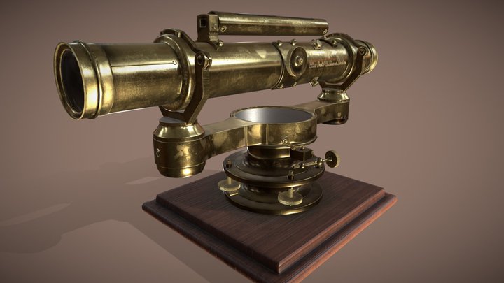1860 Level Instrument 3D Model