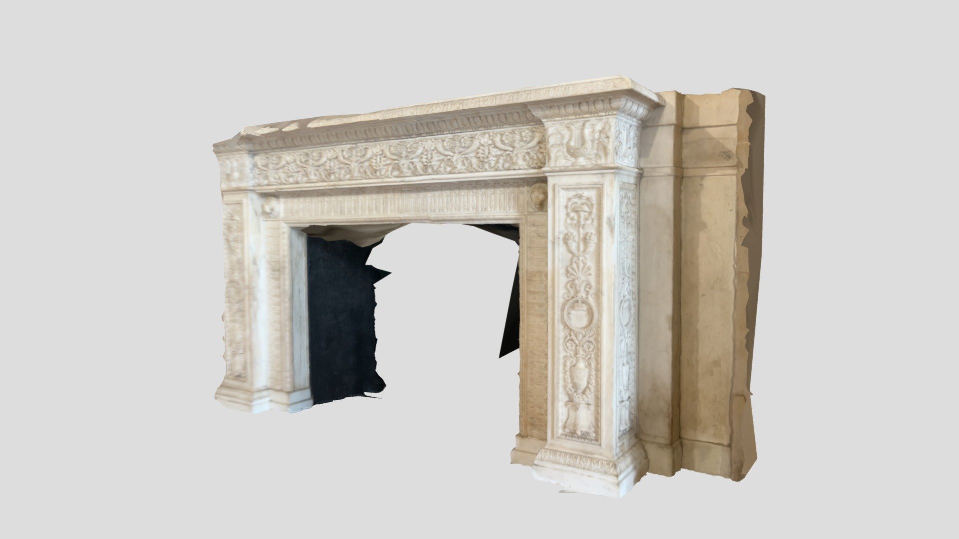 cheminee - Download Free 3D model by Derrudy [1a2f42d] - Sketchfab