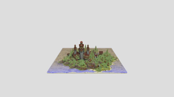 Red Mansion 3D Model
