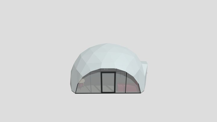 GEODOME 8 (with Glass) 3D Model