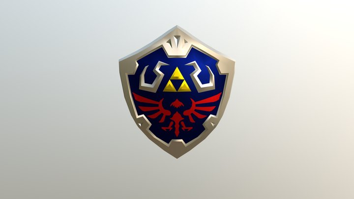Hylian Shield 3D Model