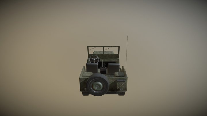 ماشین جیپ 3D Model