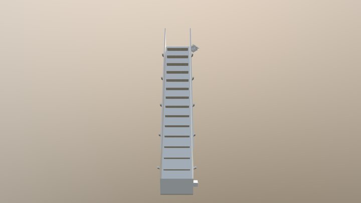 Cinta Transportadora Ascenso 3D Model