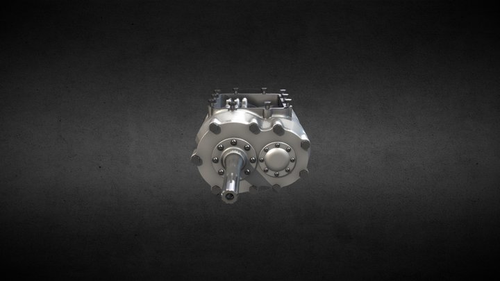 Transmission Exploding Animation 3D Model