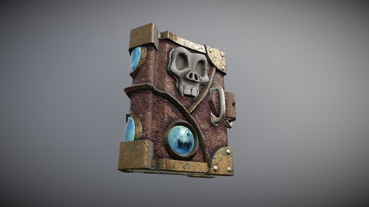 (PBR) Spellbook 3D Model