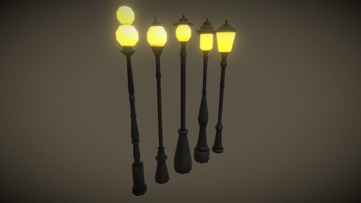Lamps Pack 3D Model