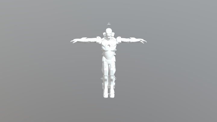 Testing iron man 3D Model