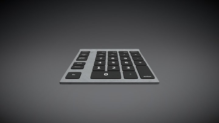 Daily3D - Keypad 3D Model