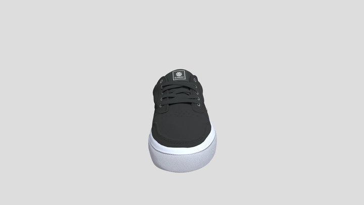 Element shoes black 3D Model