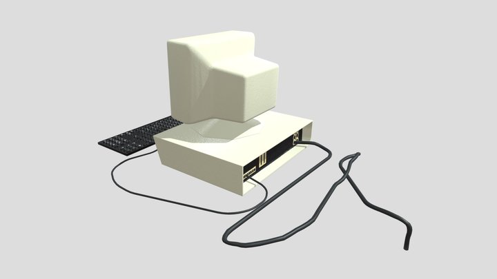 90's Computer 3D Model