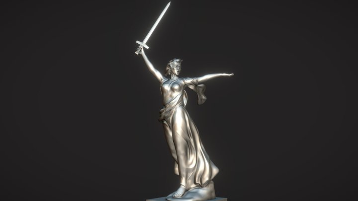 Motherland Calls! / Родина-мать зовёт! 3D Model