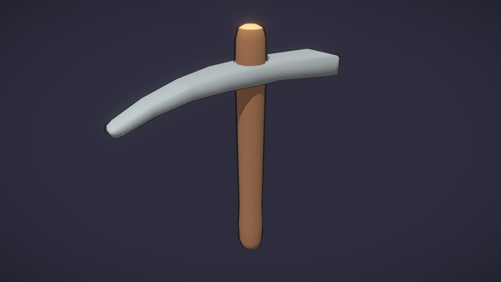 pickaxe stylized 3D Model