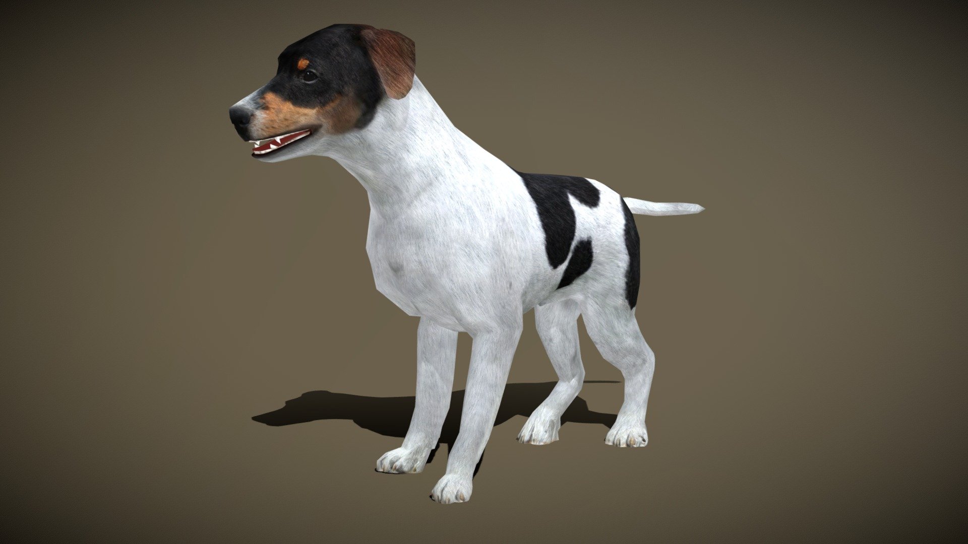 3DRT domestic animals dog Buy Royalty Free 3D model by
