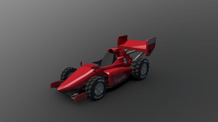 HCR Race Car 3D Model