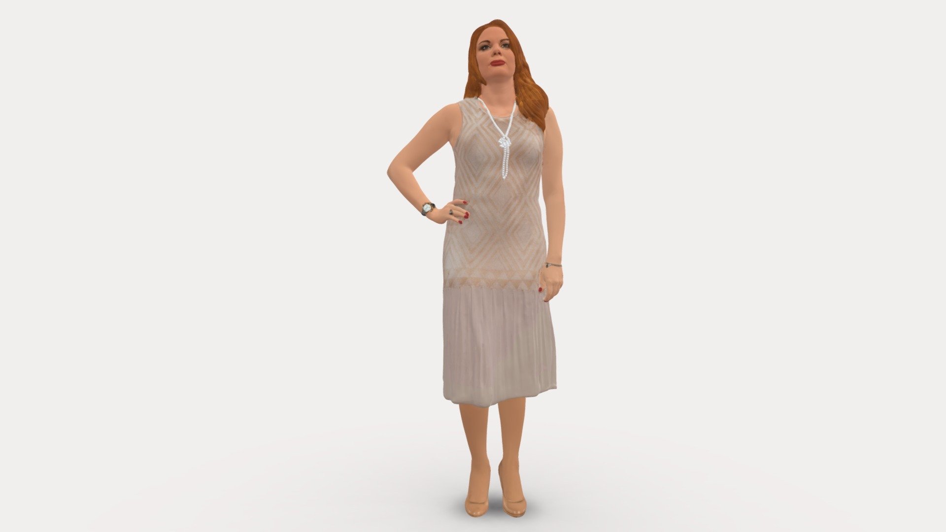 Posed woman 0430 - Buy Royalty Free 3D model by 3DFarm [1a35b30 ...