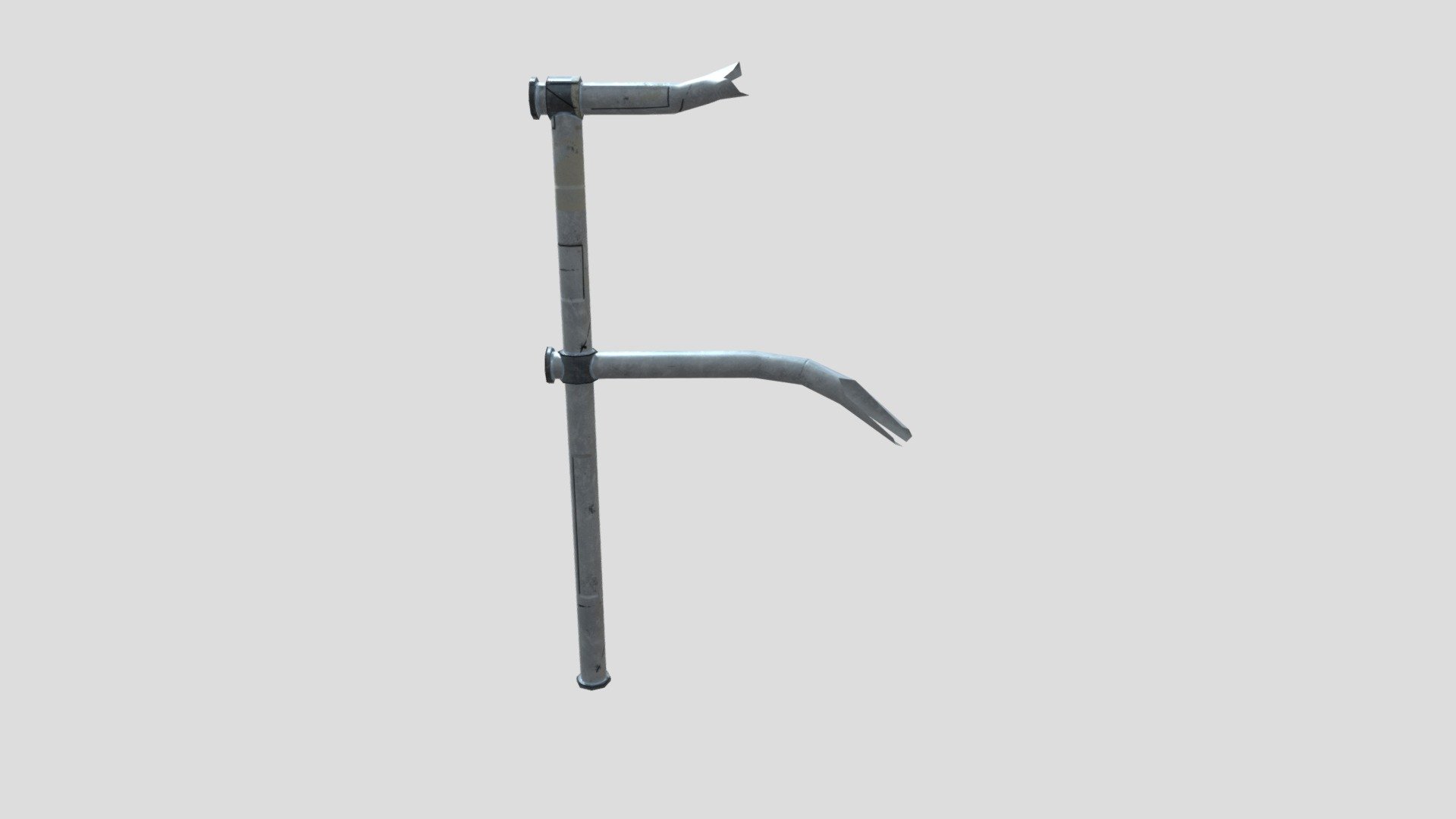 Metal Fence Broken
