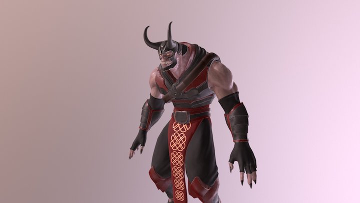 Demon Warrior 3D Model