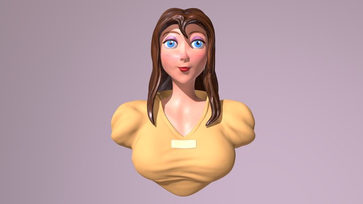 Jane Bust 3D Model