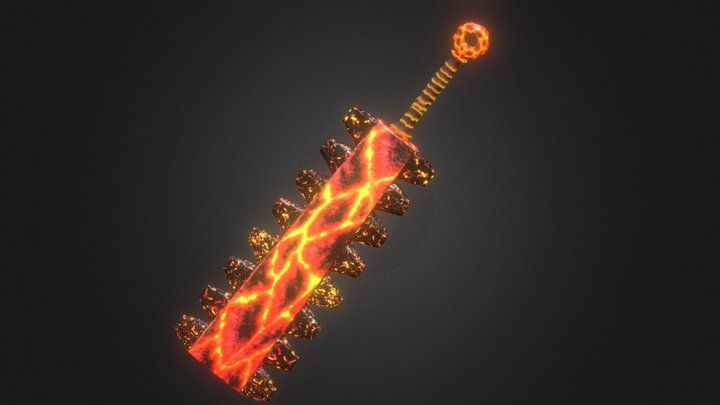 Magmahuitl 3D Model