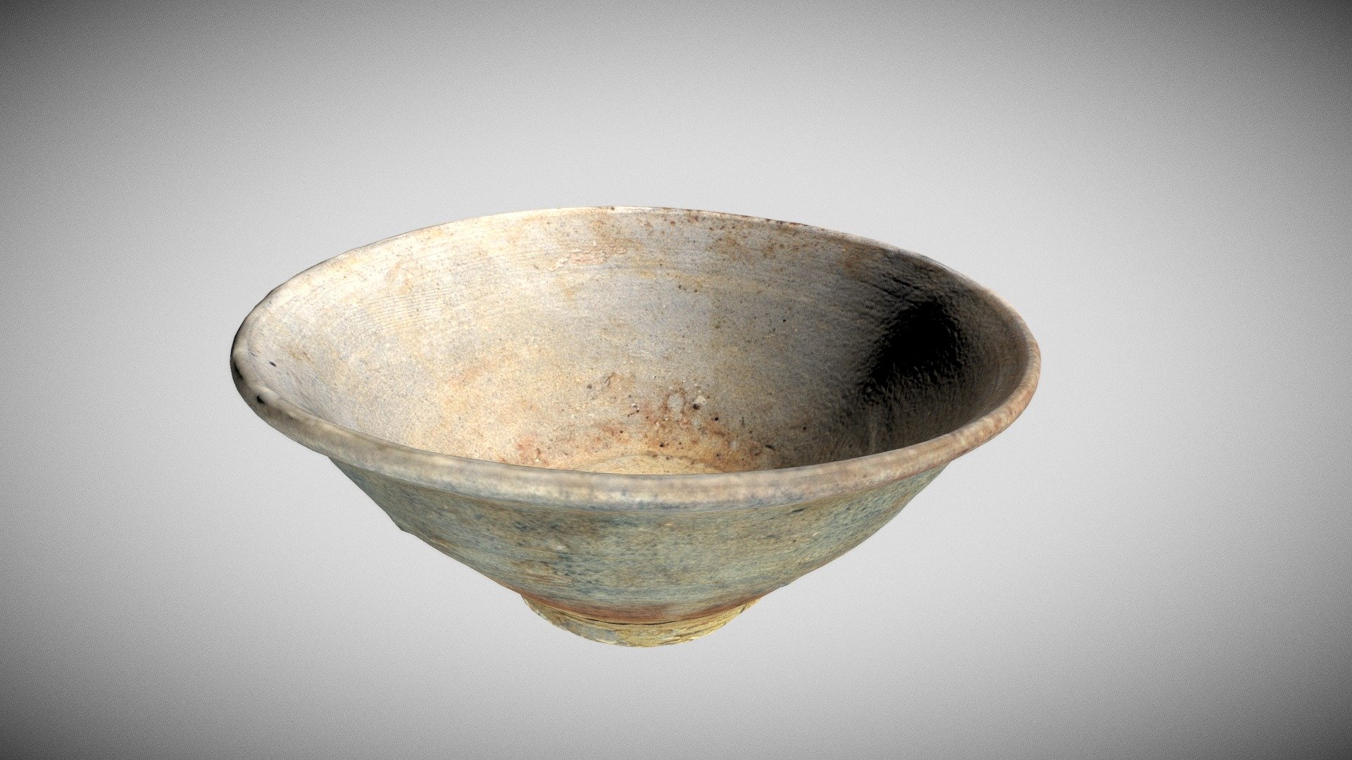 Medieval Japanese Yamajawan Rice Bowl - 3D model by MimirLLC (@mimirvr ...