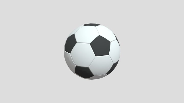 Football Ball 3D Model
