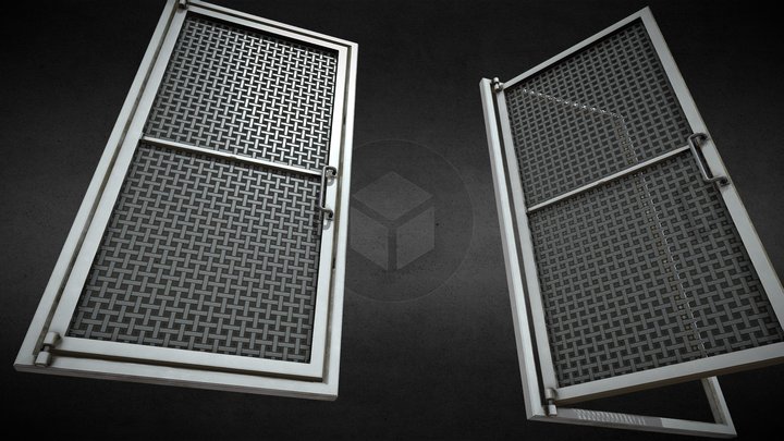 Door metallic lace shop - 3MB – Modello 3D gratuito STL
