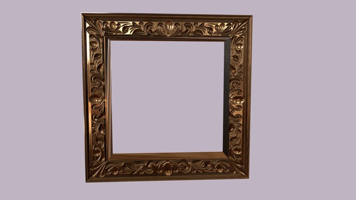 Frame01_lowPoly 3D Model