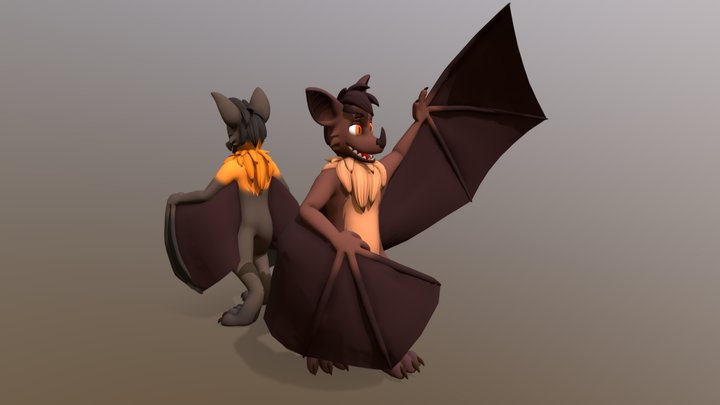 Bats (VRChat avatar) 3D Model