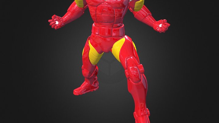 Iron Man Lowres 3D Model