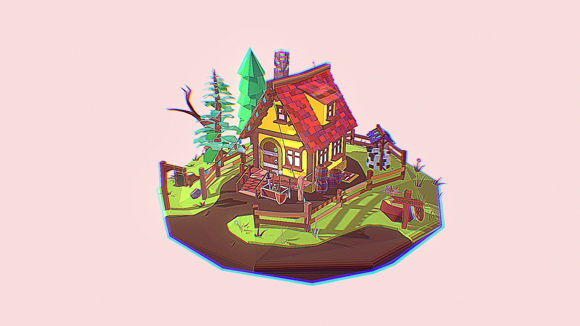 Old-School Glitched House