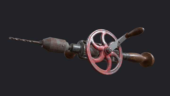 Millers Falls no. 980 Drill 3D Model