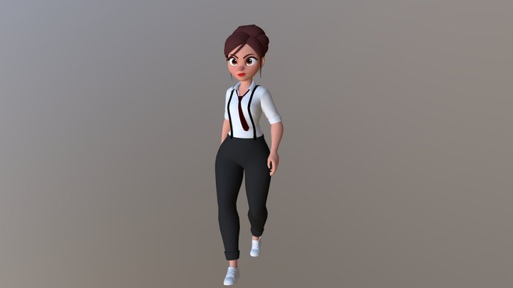 walk_cycle animation 3D Model