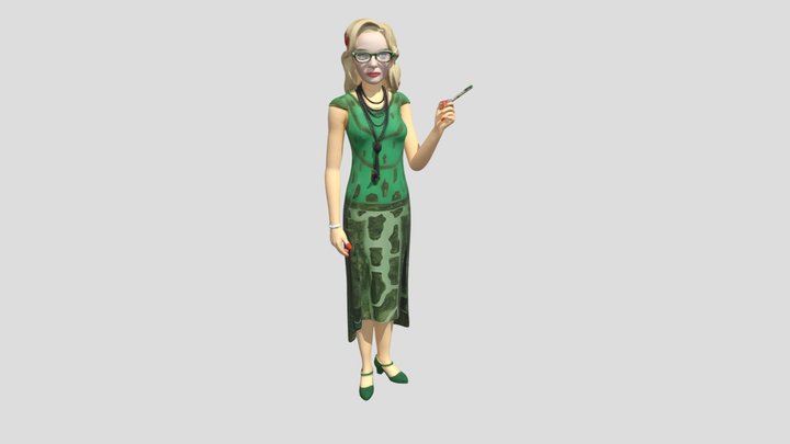 Art Deco Elegance Mabel Ryley – Modèle 3D gratuit STL