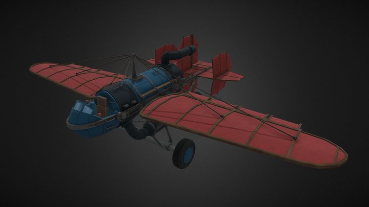 SteamAircraft 3D Model