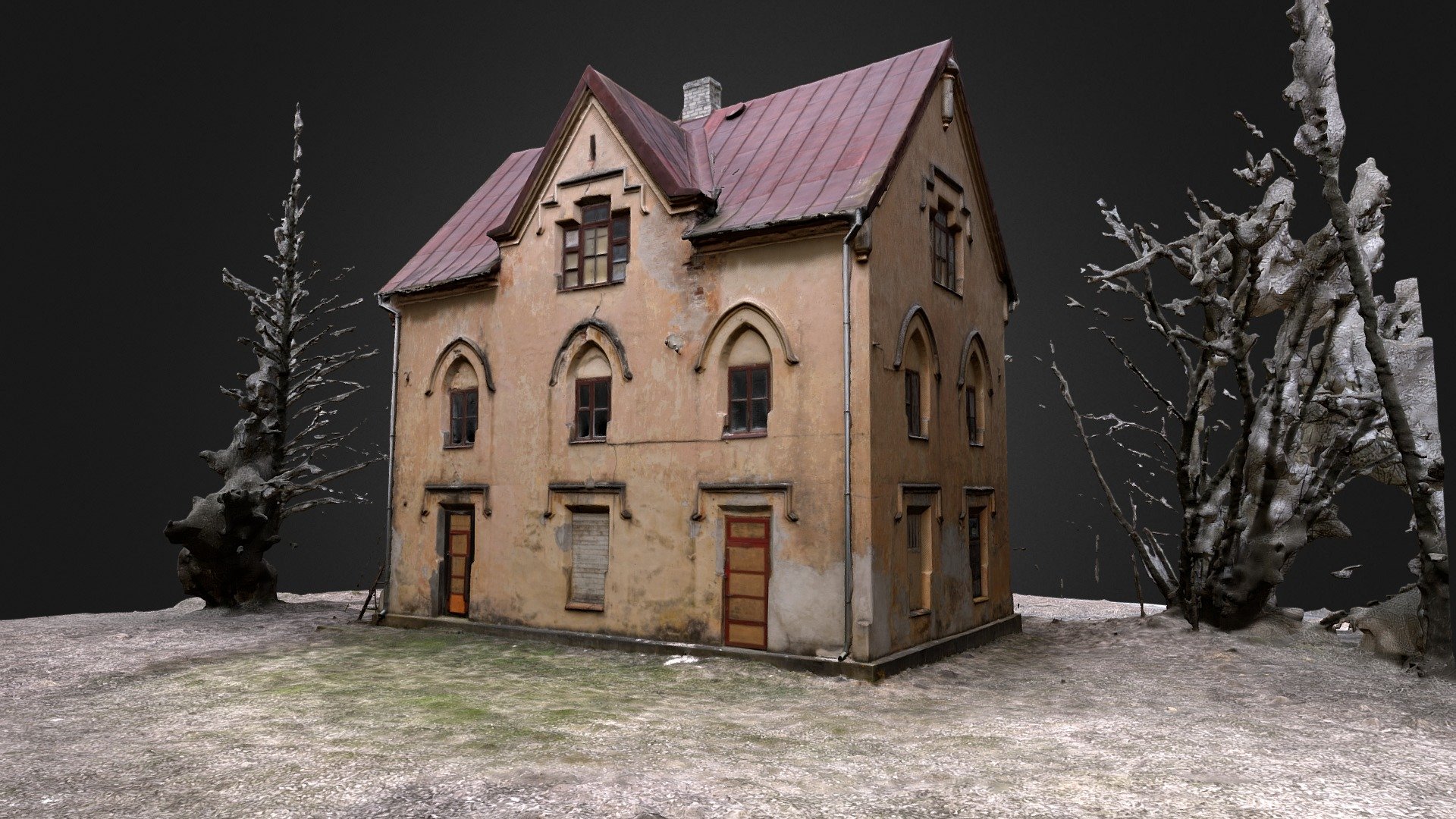Kukulinna mõis - teenijatemaja - Estonia — Sketchfab embed 3D viewer