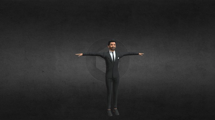 Dhanush_ Tamil_Actor 3D Model